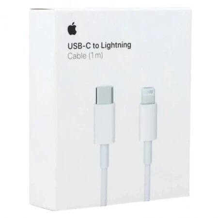 Cable Usb-C vers Lightning ORIGINAL Apple iPhone 1 m&eacute;tre MM0A3ZM/A blanc