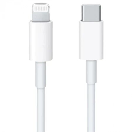 Cable USB-C vers Lightning ORIGINAL Apple iPhone 1 métre MX0K2ZM/A (Boite/blister) blanc