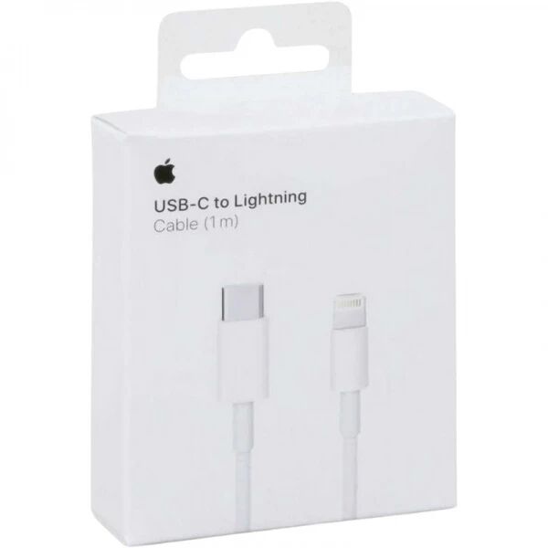 Cable USB-C vers Lightning ORIGINAL Apple iPhone 1 m�tre MX0K2ZM/A (Boite/blister) blanc