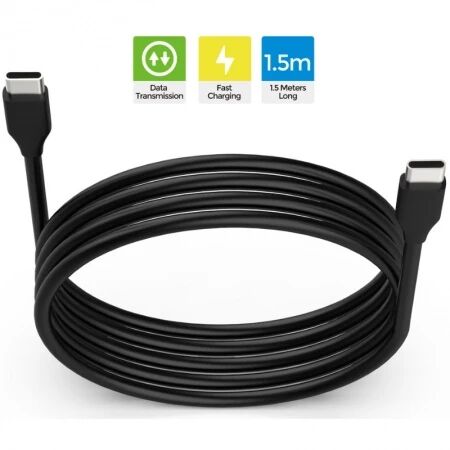 Cable USB-C vers USB-C 1,5 m pour PlayStation 5 / PS5 DOBE TP5-35102 (Boite/blister) noir