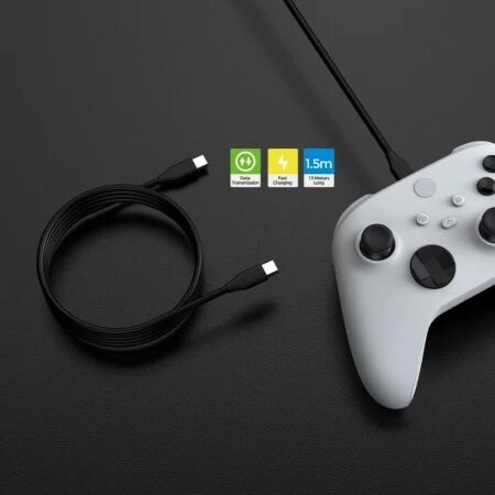 Cable USB-C vers USB-C 1,5 m pour PlayStation 5 / PS5 DOBE TP5-35102 (Boite/blister) noir