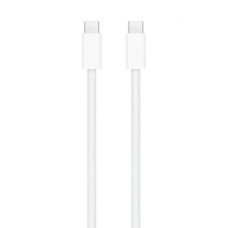 Cable USB-C vers USB-C 240W ORIGINAL Apple iPhone 2 mètres MYQT3ZM/A (boite/blister) blanc