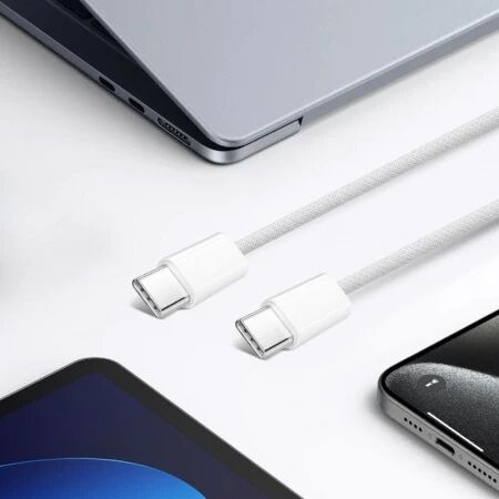 Cable Usb-C vers Usb-C 240W ORIGINAL Apple iPhone 2 m&egrave;tres MYQT3ZM/A blanc