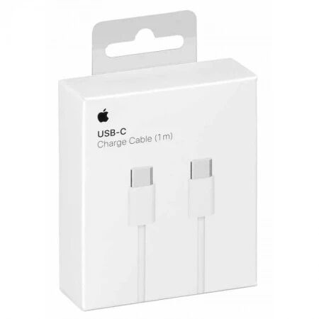 Cable Usb-C vers Usb-C ORIGINAL Apple iPhone 15 (1 m&eacute;tre) 60W MQKJ3ZM/A blanc