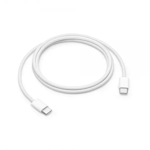 Cable USB-C vers USB-C ORIGINAL pour Apple Iphone 15 1 m�tre 60W MQKJ3ZM/A (vrac/BULK) blanc