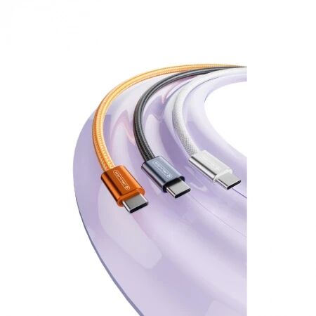 Cable Usb-C vers Usb-c/Type C (100W) 1.2 m&egrave;tre JELLICO SX5 orange