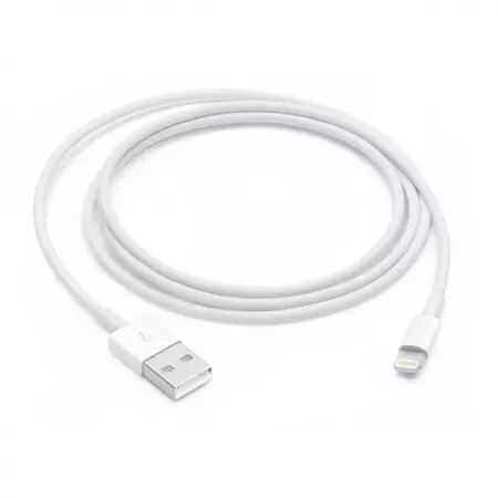 Cable Usb ORIGINAL Lightning 1 métre Apple Iphone 8/8 Plus/X (Nouvelle Version) MD818ZM/A (vrac/bulk) blanc