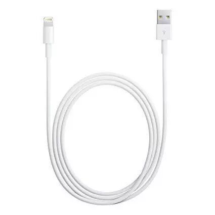 Cable Usb ORIGINAL Lightning 2 m�tres Apple Iphone 5/5S/6/7/8 MD819ZM/A (vrac/bulk) blanc