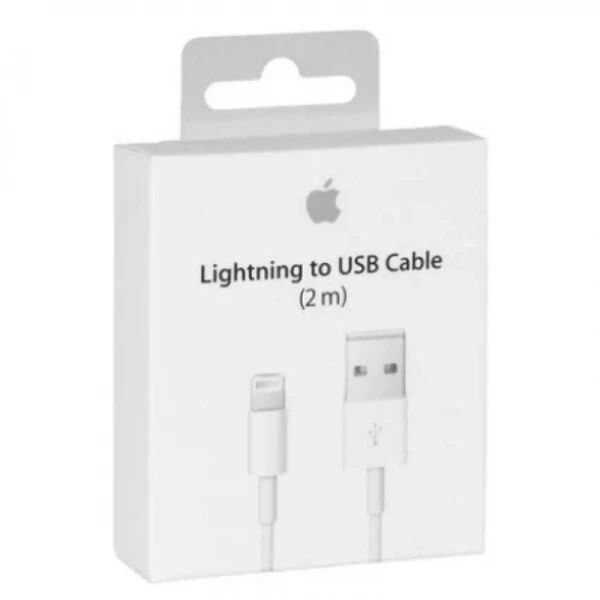 Cable Usb ORIGINAL Lightning 2 m�tres Apple iPhone 5/5S/6 MD819ZM/A blanc