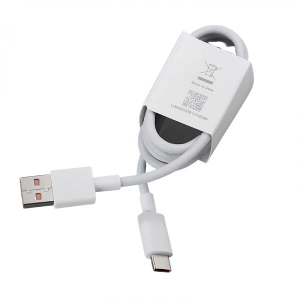 Cable USB ORIGINAL USB-C/Type C Xiaomi 6A (vrac/bulk) 1 metre blanc