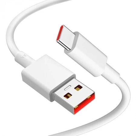 Cable USB ORIGINAL USB-C/Type C Xiaomi 6A (vrac/bulk) 1 metre blanc
