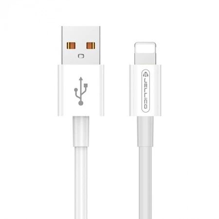 Cable Usb vers Lightning (3.1 A) 1 m&egrave;tre JELLICO B1 blanc