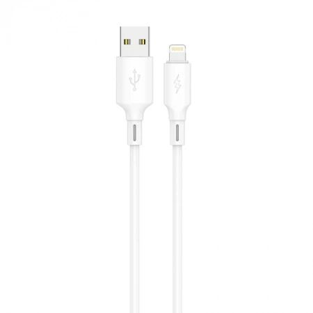 Cable Usb vers Lightning (3.1 A) 1 mètre JELLICO B24 (Boite/blister) blanc