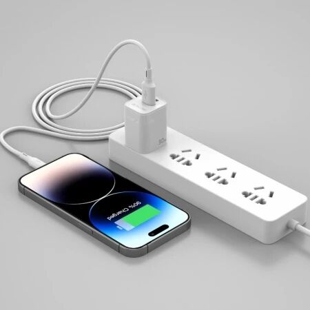 Cable Usb vers Lightning (3.1 A) 1 mètre JELLICO B24 (Boite/blister) blanc