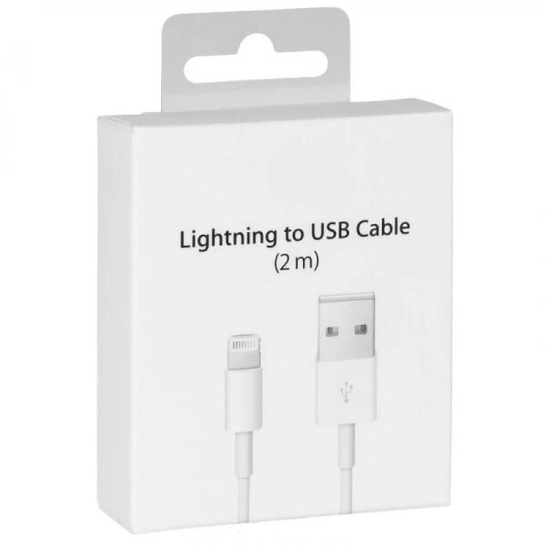 Cable Usb vers Lightning 2 m�tres (Boite/blister) blanc