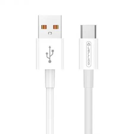 Cable Usb vers Type C (3.1 A) 1 mètre JELLICO B1 (vrac/bulk) blanc