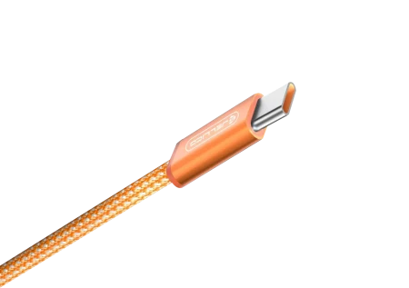 Cable Usb vers Usb-c/Type C (100W) 1.2 m&egrave;tre JELLICO SX5 orange