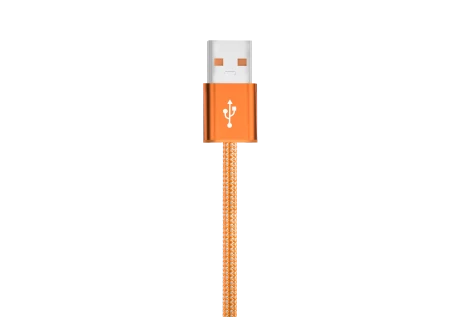 Cable Usb vers Usb-c/Type C (100W) 1.2 m&egrave;tre JELLICO SX5 orange