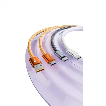 Cable Usb vers Usb-c/Type C (100W) 1.2 m&egrave;tre JELLICO SX5 orange