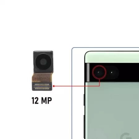 Caméra-Photo arrière 12MP Ultra Grand Angle Google Pixel 6A