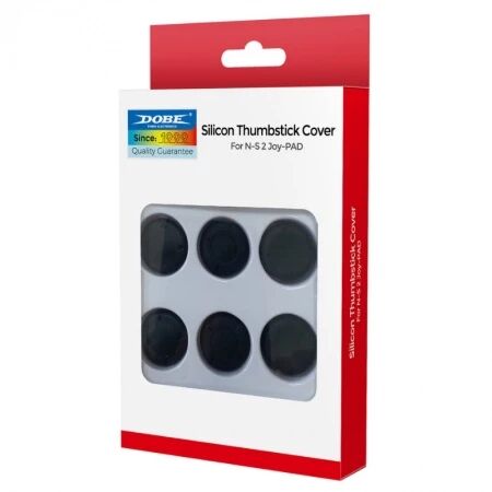 Capuchons en silicone pour manette Nintendo Switch DOBE TNS-31110 noir (Boite/blister)