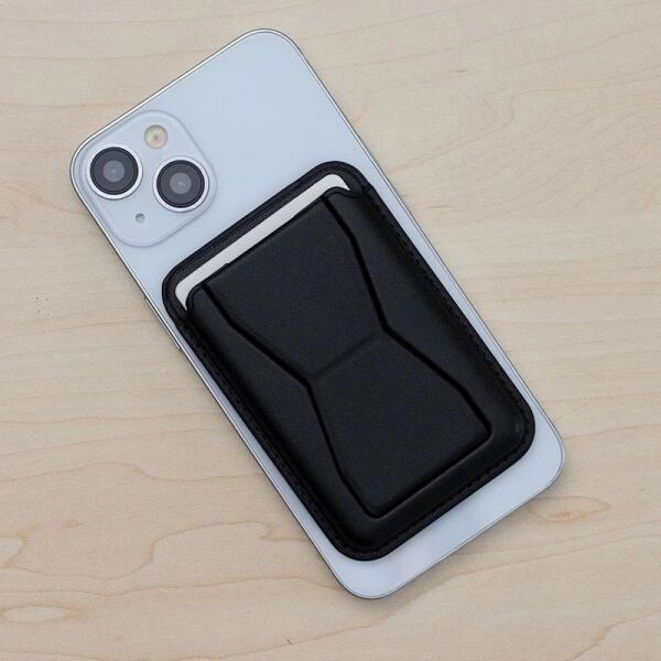 Card holder with stand black