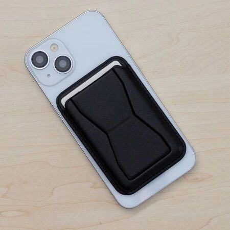 Card holder with stand black