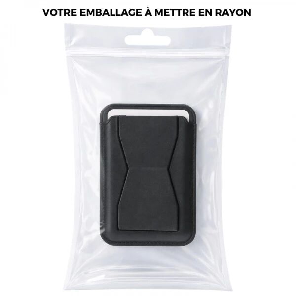 Card holder with stand black