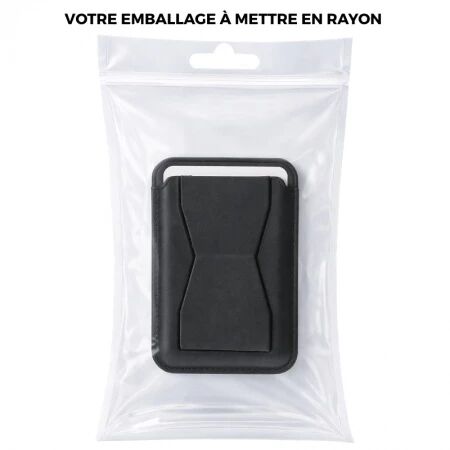 Card holder with stand black