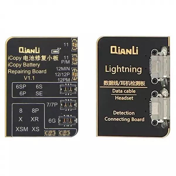 Carte de programmation pour batteries d\'iphone SE au 12 Pro Max pour programmeur iCopy Plus 2.2 QIANLI