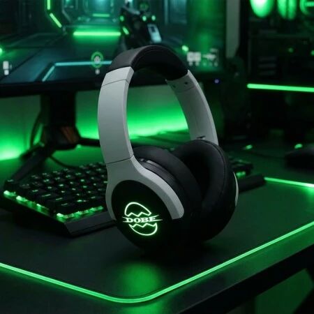 Casque audio gaming avec microphone DOBE TP5-5515 blanc