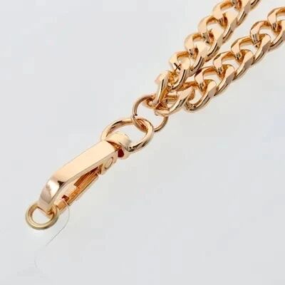 CHAIN #42 Phone lanyard, Phone pendant / cord length 40cm (20cm in the loop) / on wrist - gold