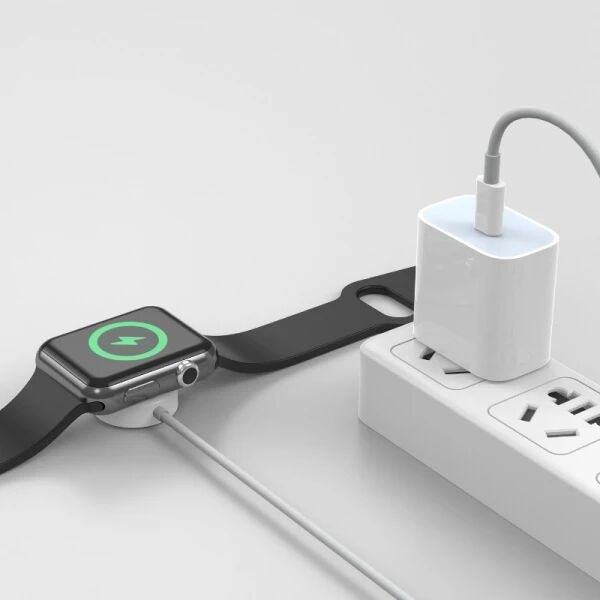 Chargeur &agrave; induction magn&eacute;tique montre connect&eacute;e / type C JELLICO W9 blanc