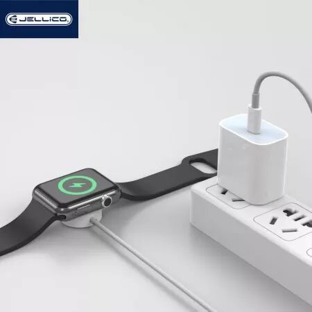 Chargeur à induction magnétique pour montre connectée JELLICO W9 (Boite/BLISTER) blanc