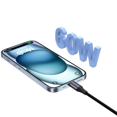 Chargeur voiture double port Type C (60W) JELLICO F17 (Boite/blister) noir