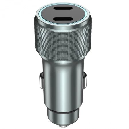 Chargeur voiture double port Type C (60W) JELLICO F17 (Boite/blister) noir