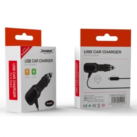 Chargeur voiture pour Nintendo Switch et autres DOBE TNS-19211 noir (Boite/blister)