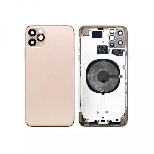 Chassis central avec face arri�re pour Iphone 11 Pro Max or