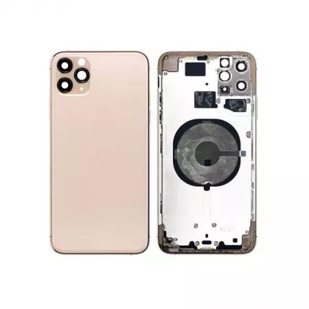 Chassis central avec face arrière pour Iphone 11 Pro Max or