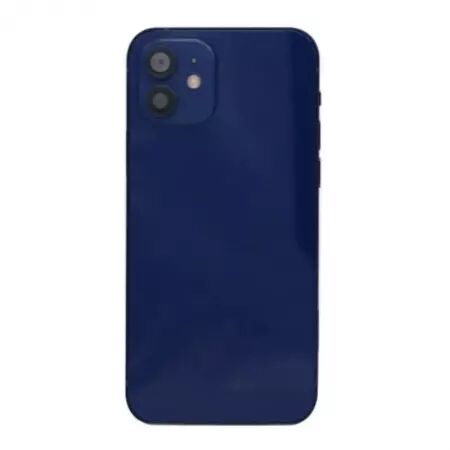 Chassis central avec face arrière pour Iphone 12 bleu