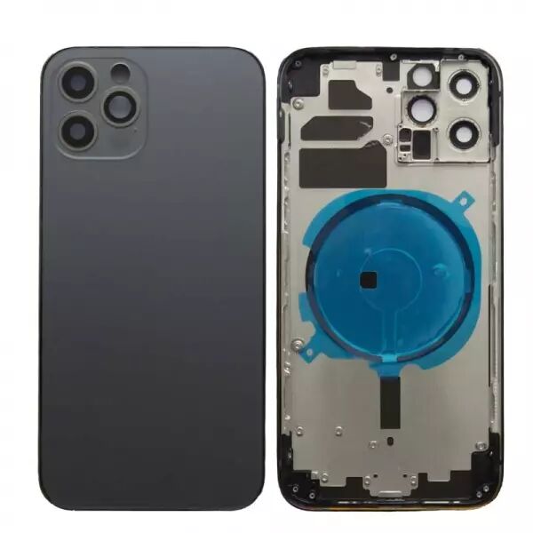 Chassis central avec face arri�re pour Iphone 12 Pro graphite