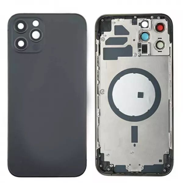 Chassis central avec face arri�re pour Iphone 12 Pro Max graphite