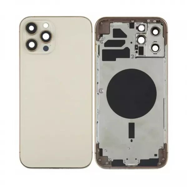 Chassis central avec face arri�re pour Iphone 12 Pro Max or