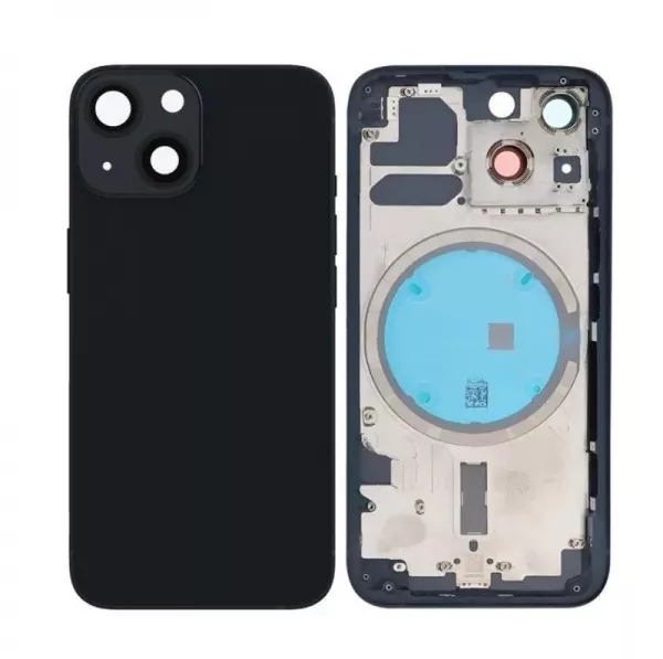 Chassis central avec face arri�re pour Iphone 13 Mini noir
