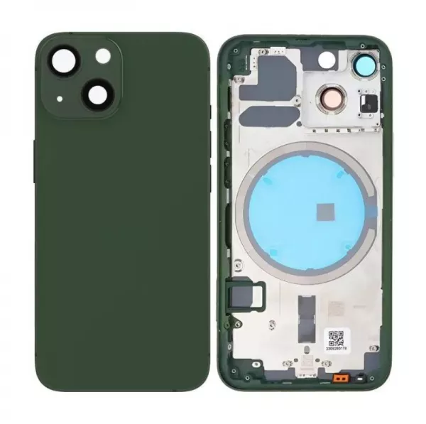 Chassis central avec face arri�re pour Iphone 13 Mini vert