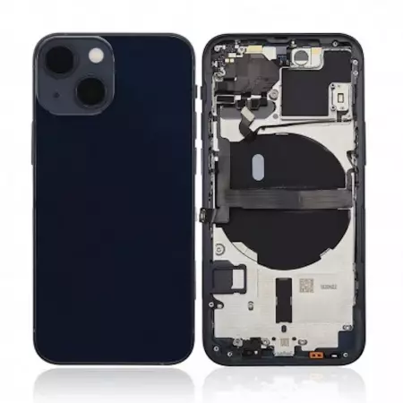 Chassis central avec face arrière pour Iphone 13 noir