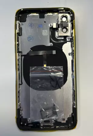 Chassis central avec face arrière pour Iphone XS noir