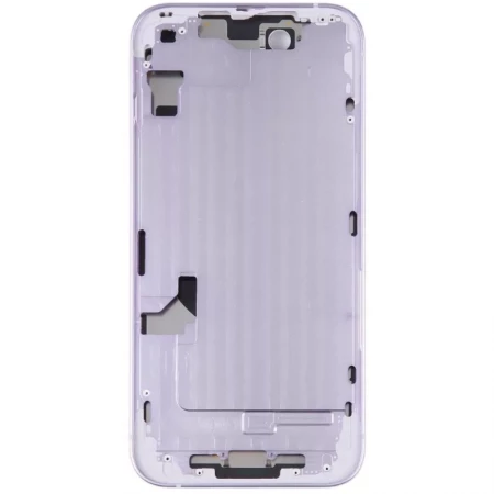 Chassis central avec nappe flex on/off et volume ORI iPhone 14 violet