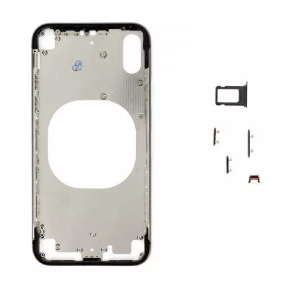 Chassis central pour Iphone X noir
