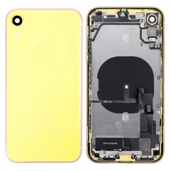 Chassis et face arri�re compl�te avec nappe iPhone XR jaune